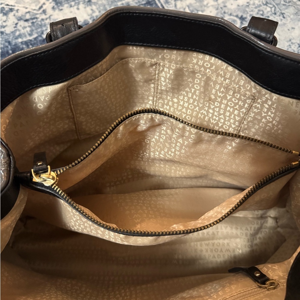 Kate Spade Gray and Black Women's Bag 💜 - Picture 10 of 14